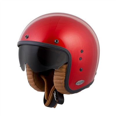 Scorpion 2017 Belfast Solid Open Face Helmet - Candy Red