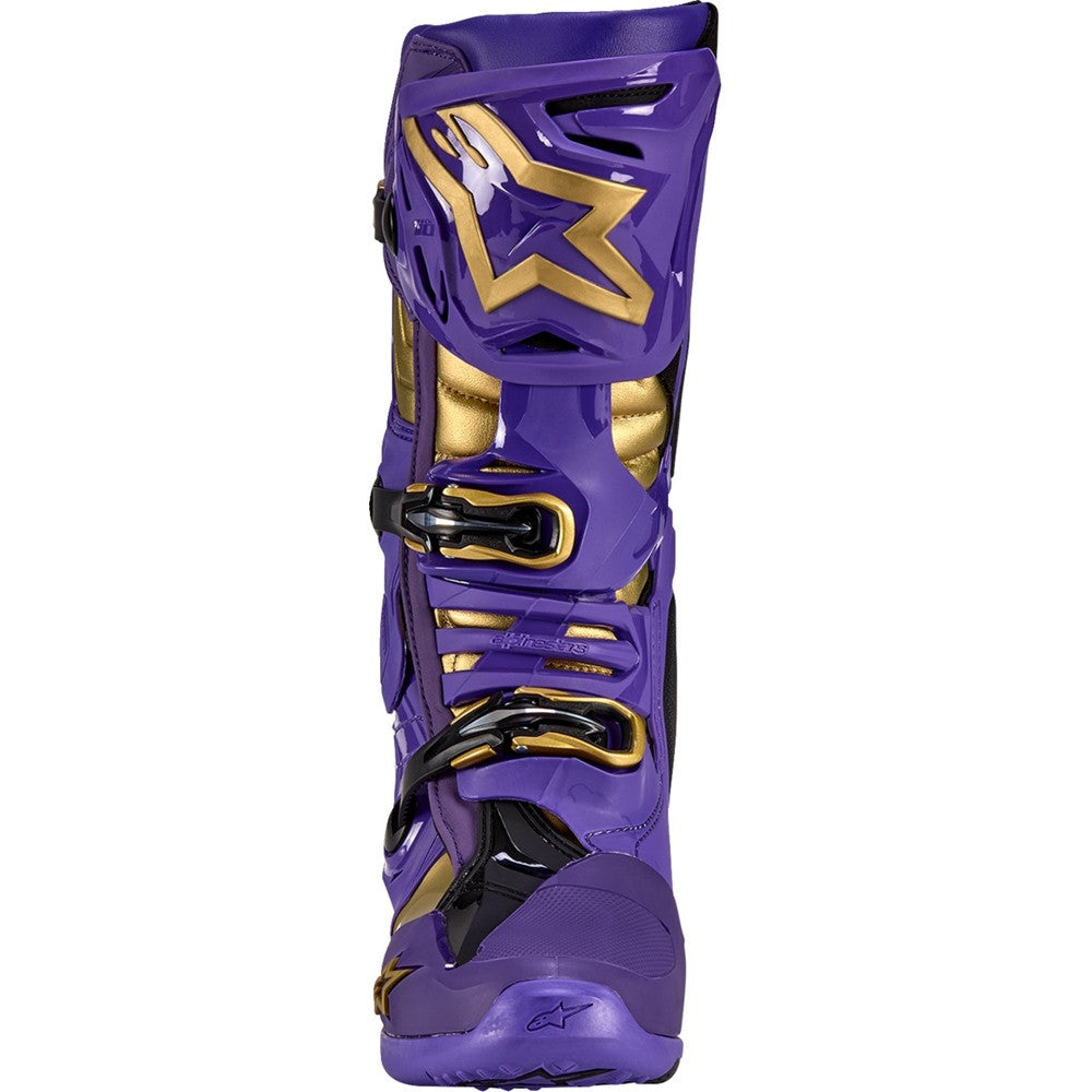 Alpinestars Limited Edition Salt Lake Tech 10 Boots Purple/Gold/Black