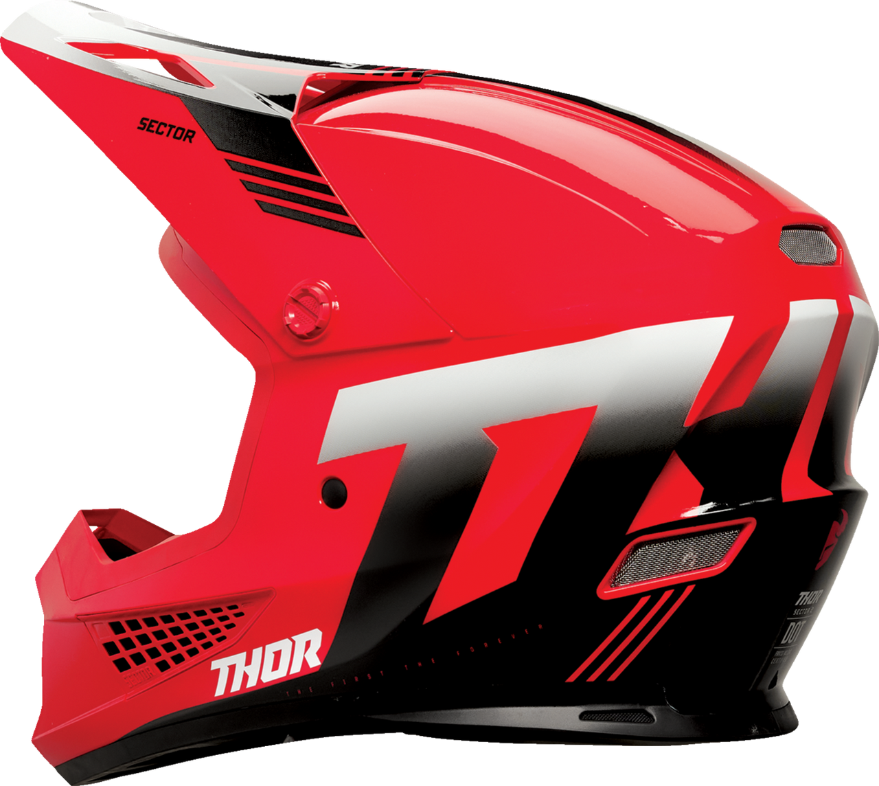 Thor Sector 2 Carve Helmet - Red/White