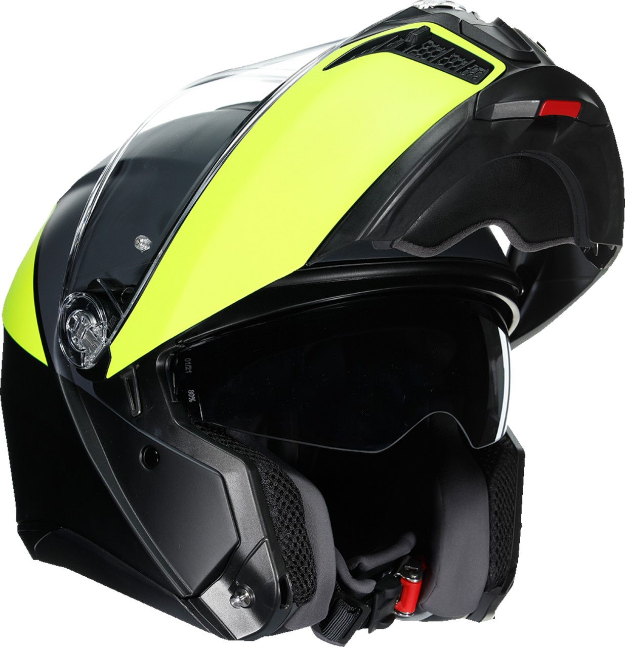 AGV Tourmodular Helmet Balance Black/Yellow Fluo/Gray