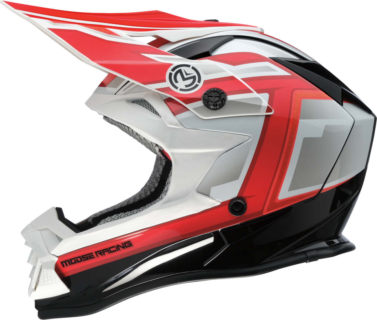 Moose Racing MR3 F.A.F Helmet White/Black/Red