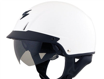 Scorpion 2017 EXO-C110 Solids Open Face Helmet - White