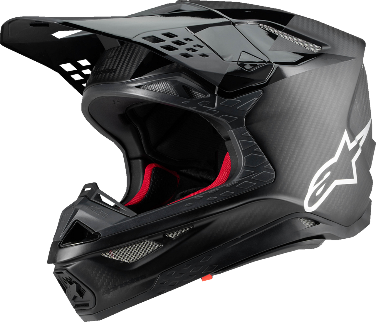 Alpinestars 2024 Supertech M10 Fame MIPS Helmet - Black Carbon
