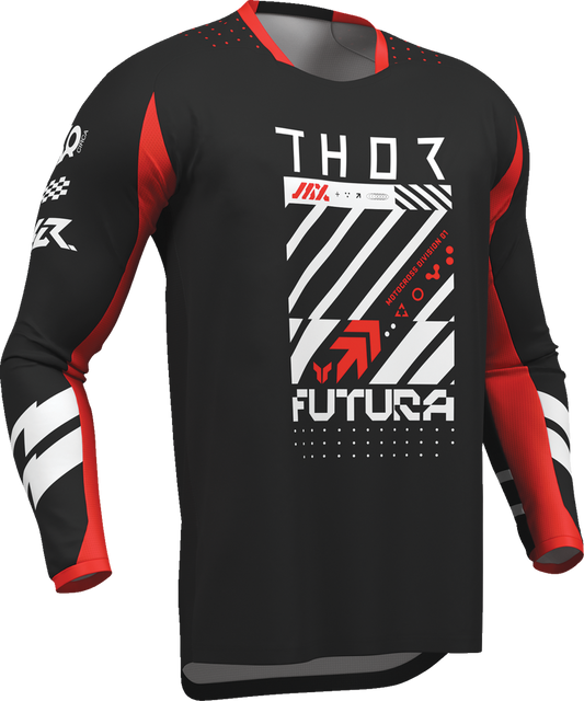 Thor 2026 Launchmode Futura Jersey Black/Red