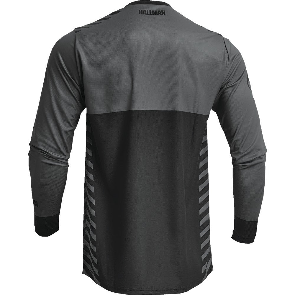 Thor 2024 Hallman Differ Slice Jersey - Charcoal/Black