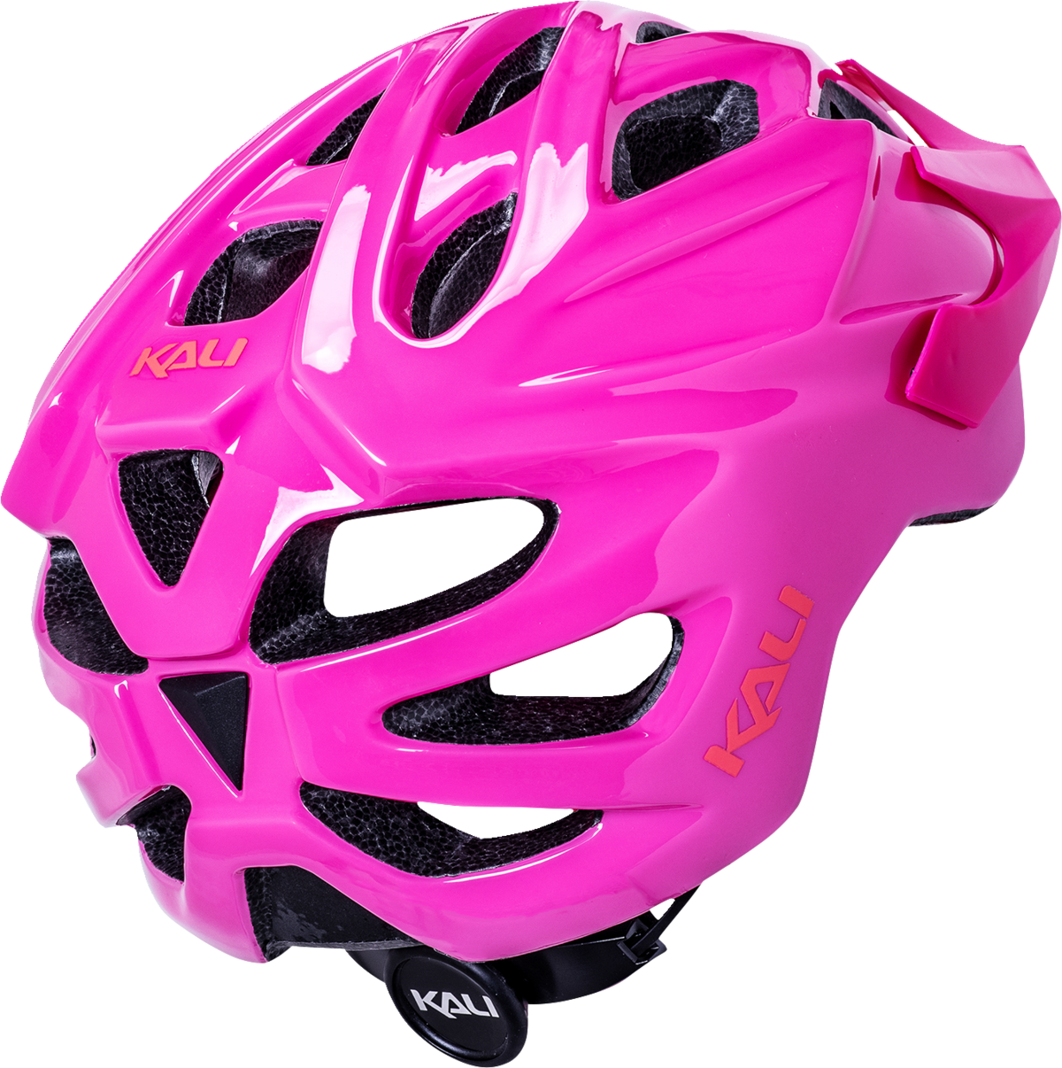 Kali Youth Chakra Solid Bicycle Helmet Gloss Raspberry