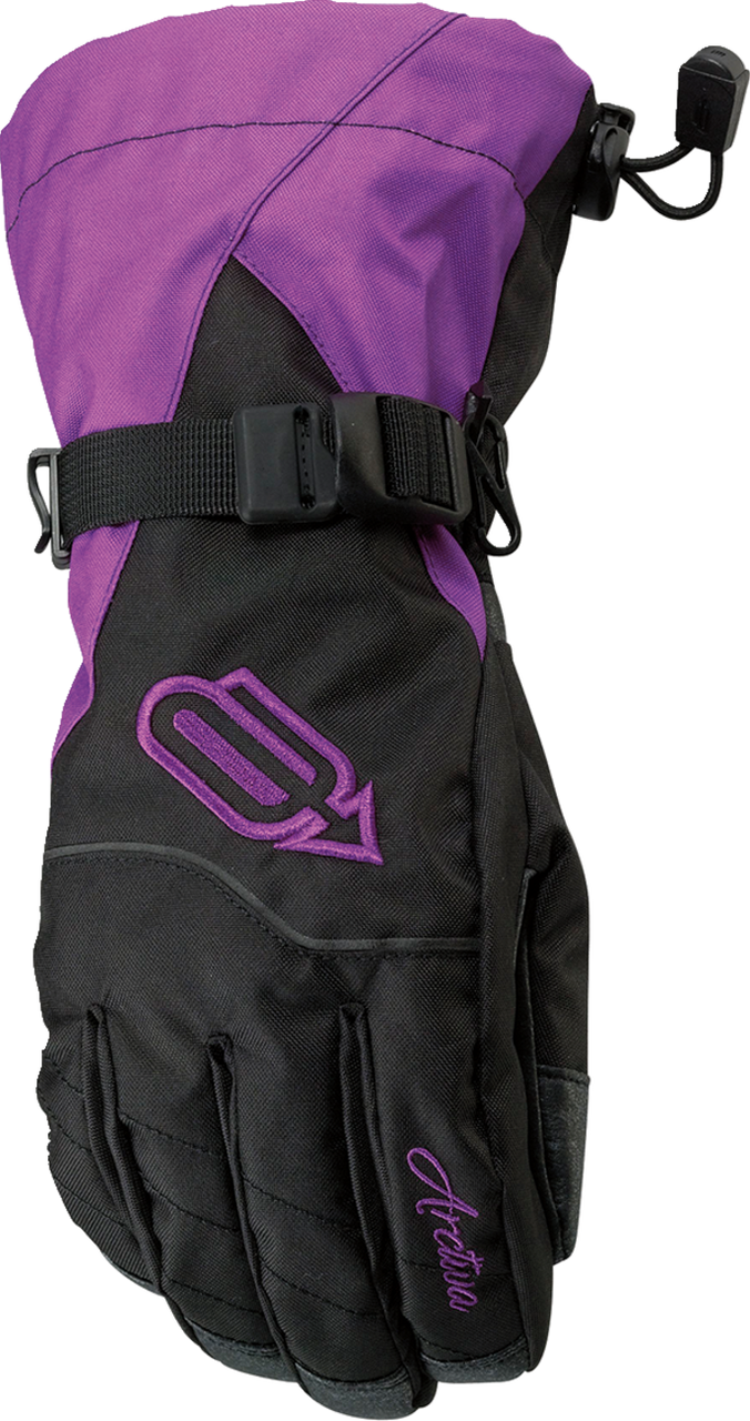 Arctiva Womens Pivot Snow Gloves - Black/Purple