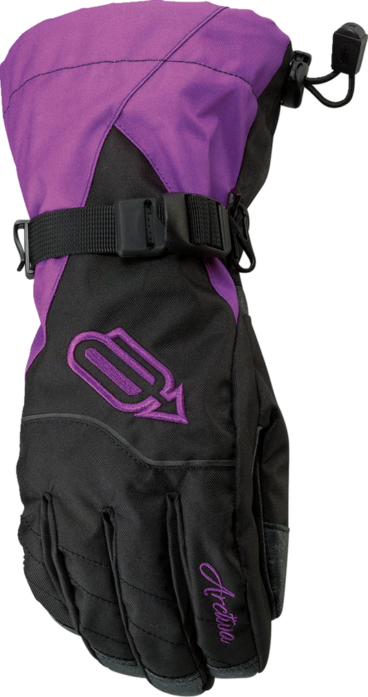 Arctiva Womens Pivot Snow Gloves - Black/Purple