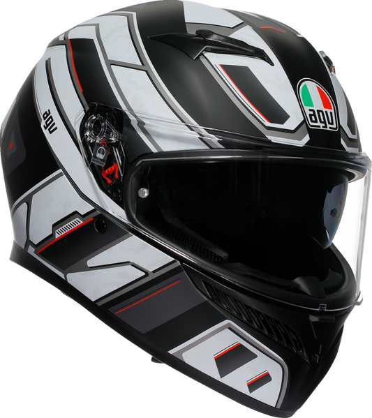 AGV K3 Full Face Helmet Rivia Matte Black/White