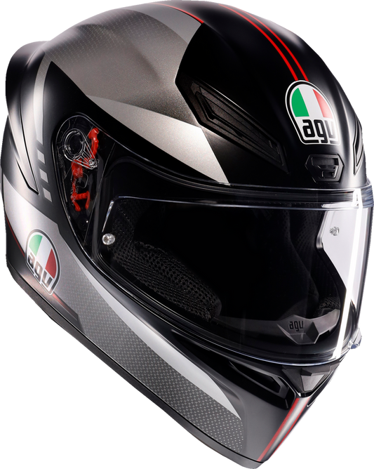 AGV K1 S Full Face Helmet Lap Matte Black/Gray/Red