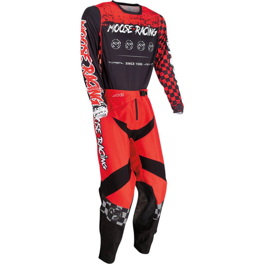 Moose Racing 2022 M1 Jersey Pant Combo Red/Black