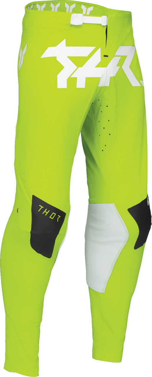 Thor 2025 Youth SPORTMODE Riot Pants White/Acid