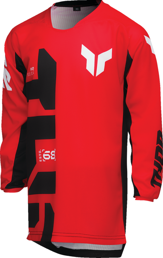 Thor 2025 Youth LAUNCHMODE Forge Jersey Red
