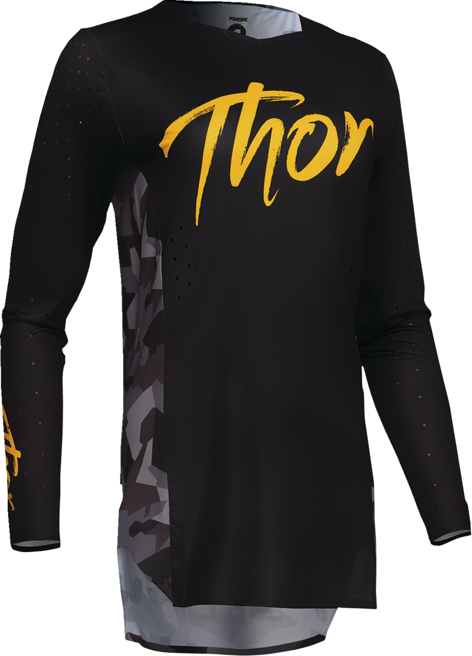 Thor 2025 Womens SPORTMODE Shadow Jersey Black