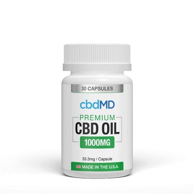 cbdMD Oil Capsules 30 count 1000mg