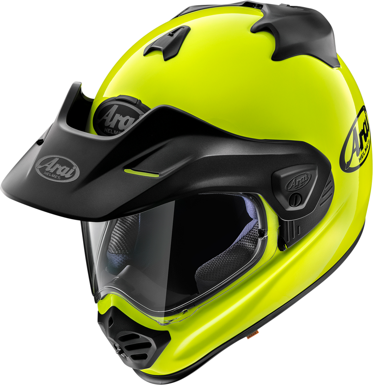 Arai XD-5 Solid Offroad Helmet Fluorescent Yellow