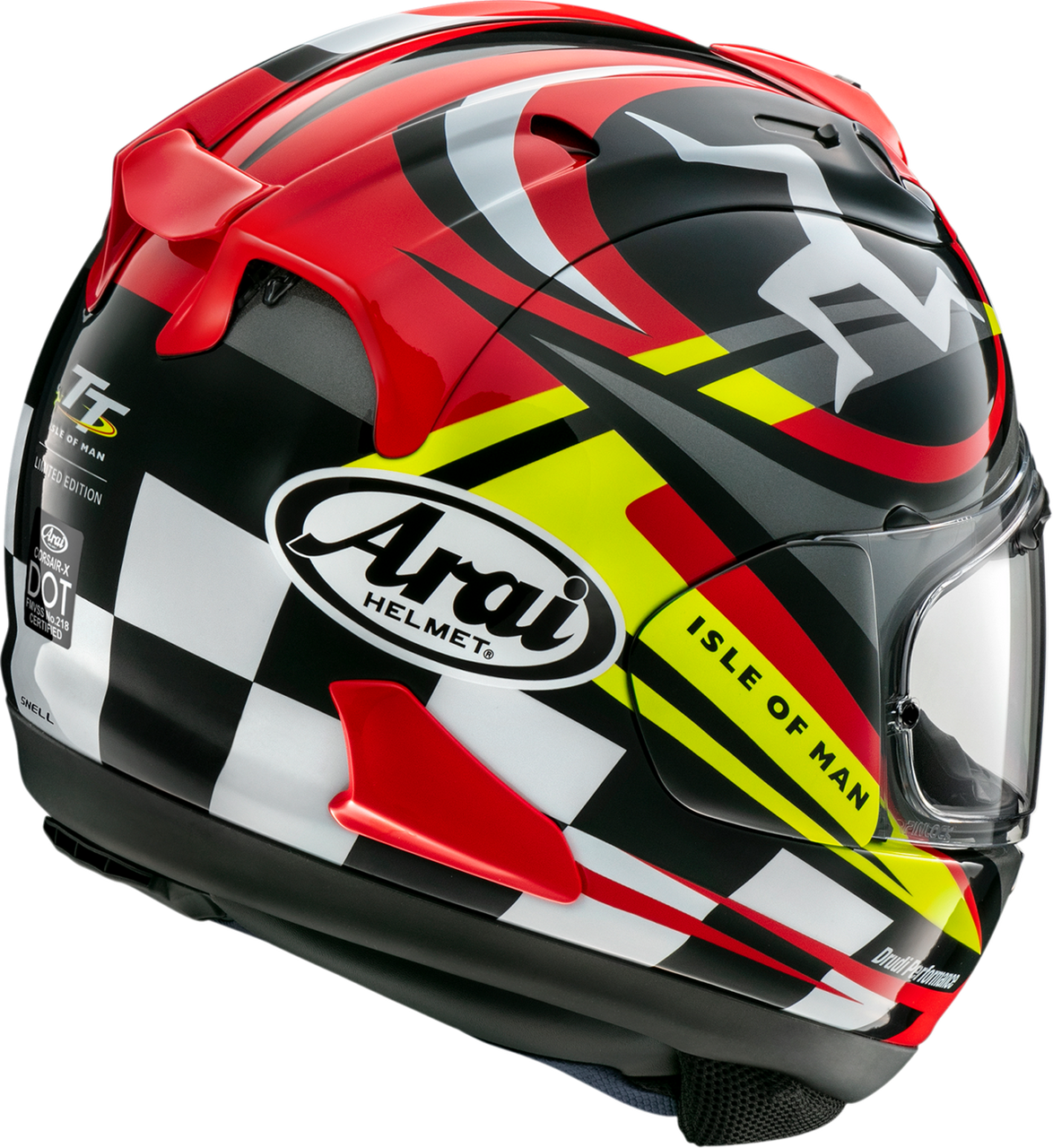 Arai Corsair-X Limited Edition Isle of Man TT 2023 Full Face Motorcycle Helmet