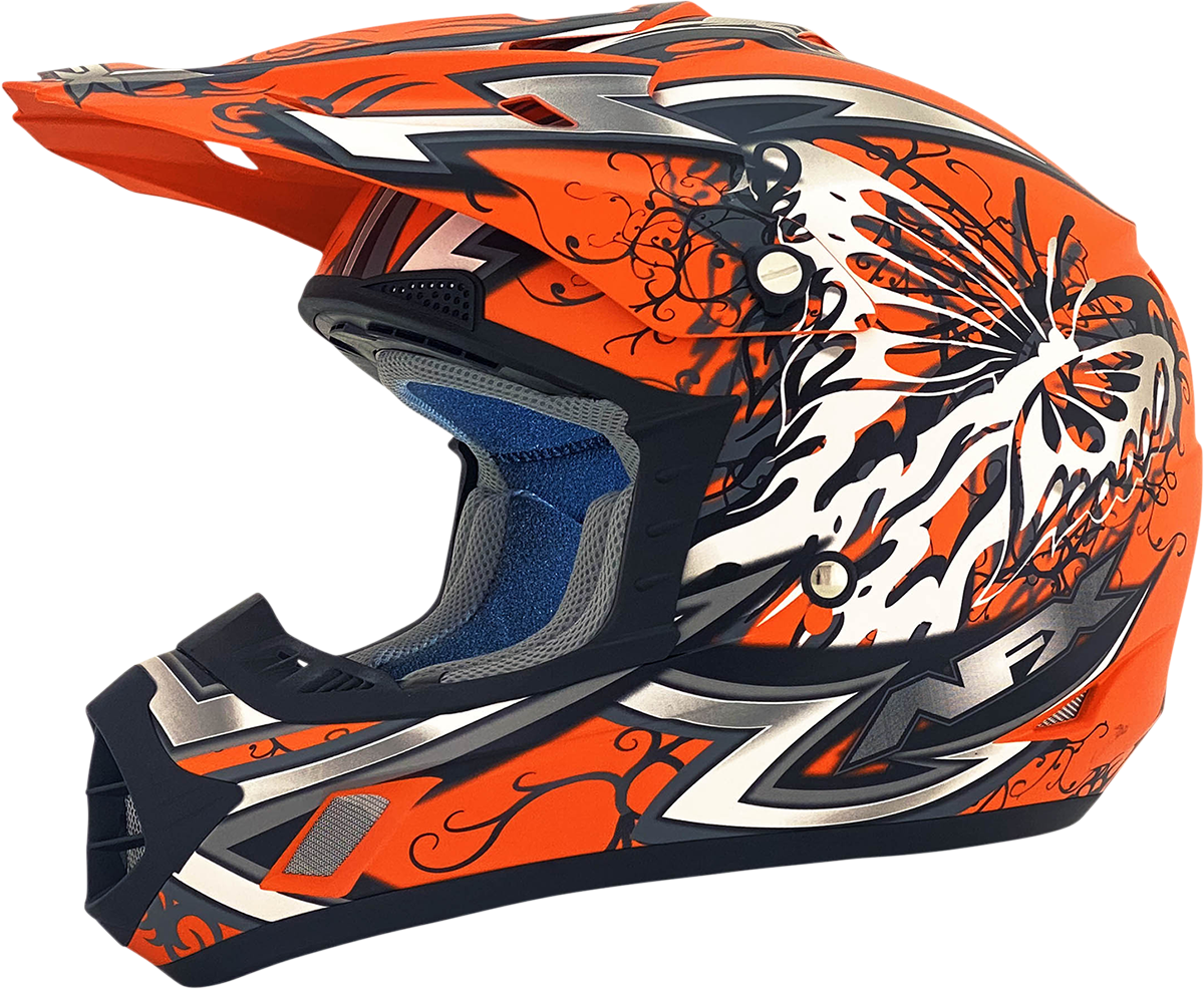 AFX Youth FX-17Y Offroad Helmet Butterfly Matte Orange