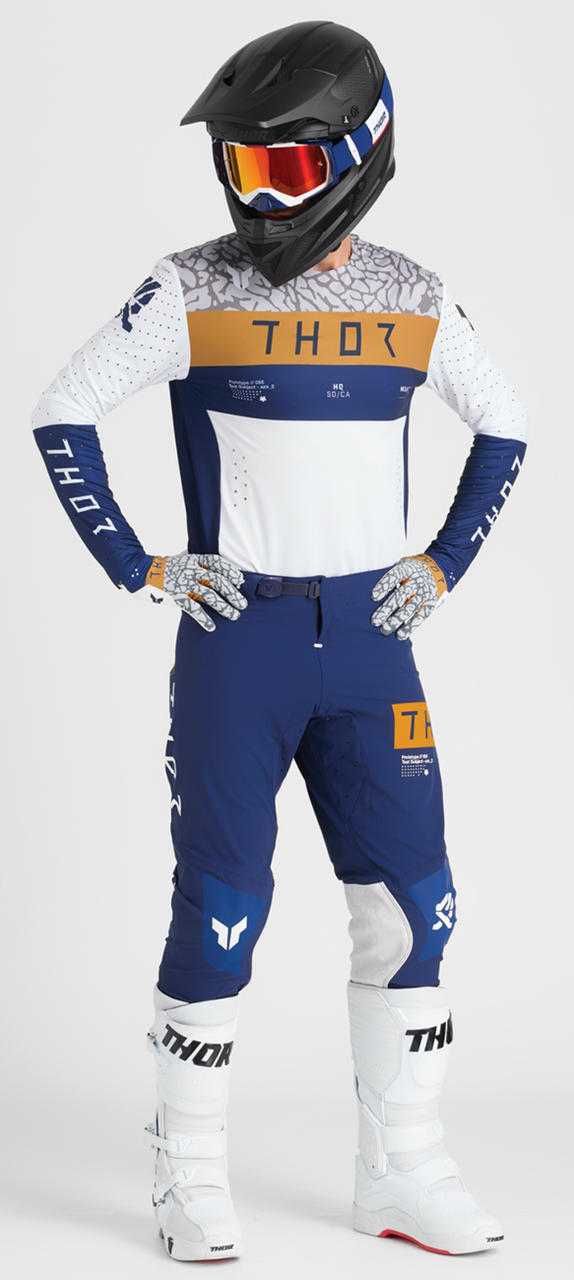 Thor 2025 Sportmode Jersey Pant Combo Bravo Navy/White