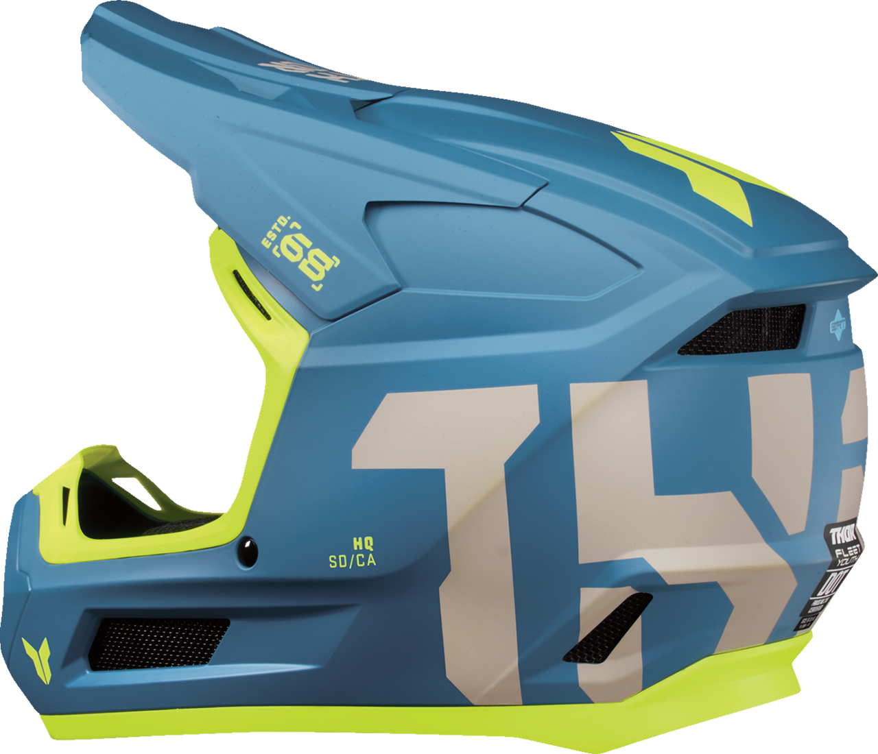 Thor 2025 Youth Fleet Helmet Forge Blue