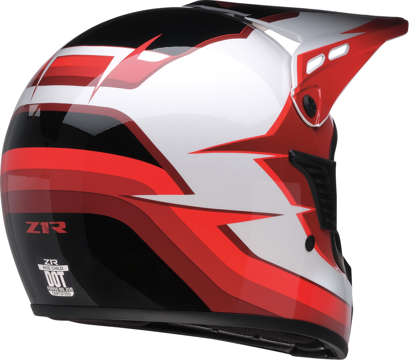 Z1R Child Dirt Maxx Offroad Helmet Vortex Red/White