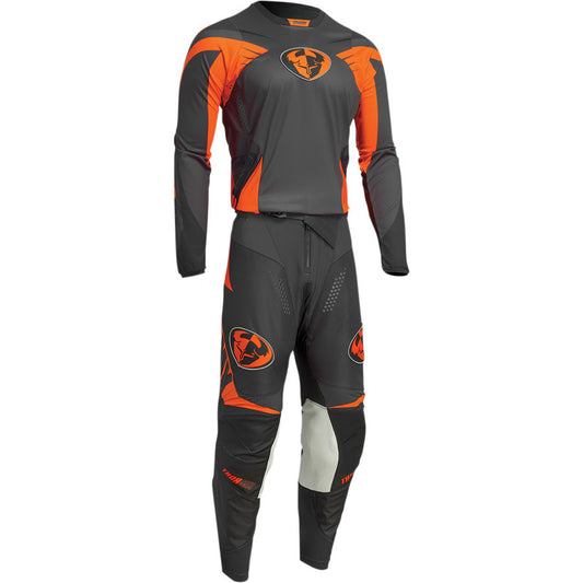 Thor 2022 Pulse 04 LE Jersey Pant Combo Charcoal/Orange