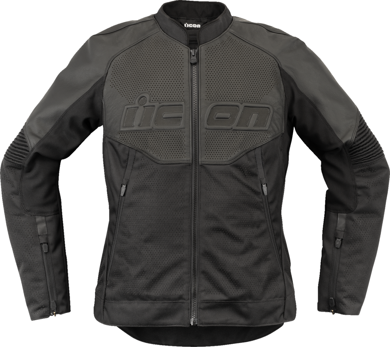 ICON Womens Overlord3 CE Leather Jacket Black