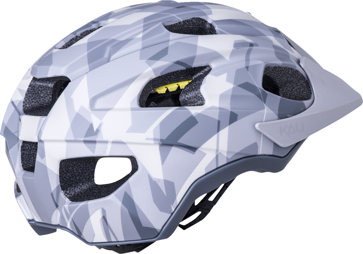 Kali Pace Camo Bicycle Helmet Camo Matte Gray
