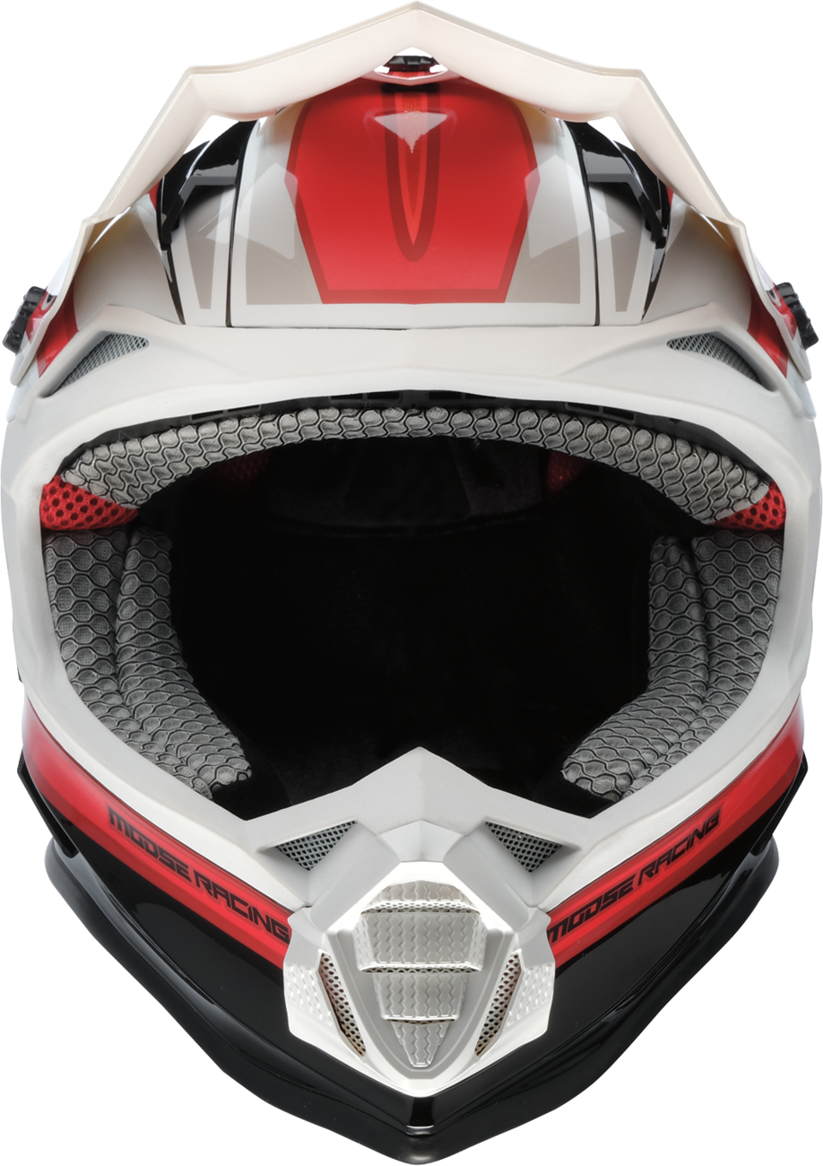 Moose Racing MR3 F.A.F Helmet White/Black/Red