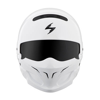 Scorpion 2017 Covert Solid Matte 3-in-1 Motorcycle Helmet - Gloss White