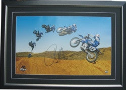 Autographed Collectables Chad Reed In Motion Signed Framed Photo