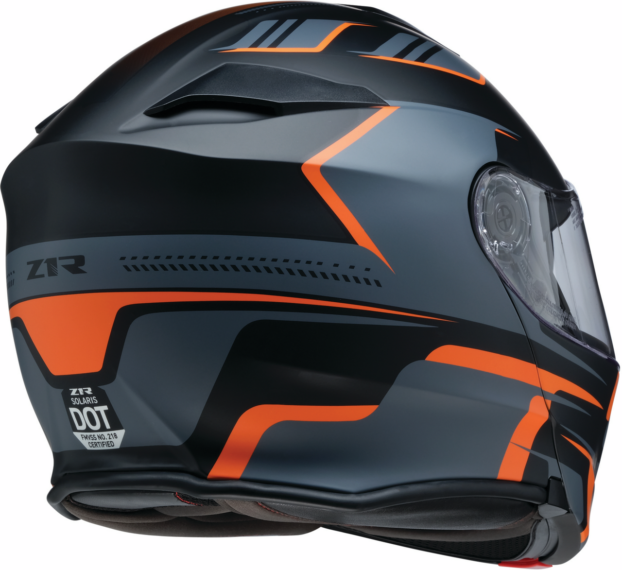 Z1R Solaris 2.0 Slater Modular Helmet Black/Gray/Orange