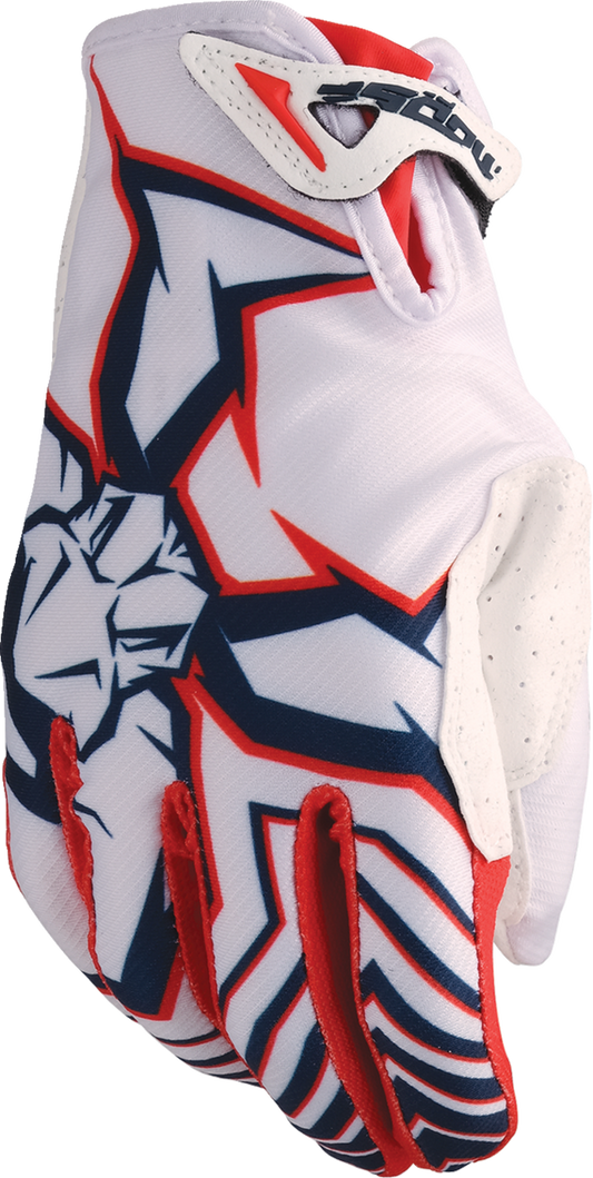Moose Racing 2025 Agroid Pro Gloves Red/White/Blue