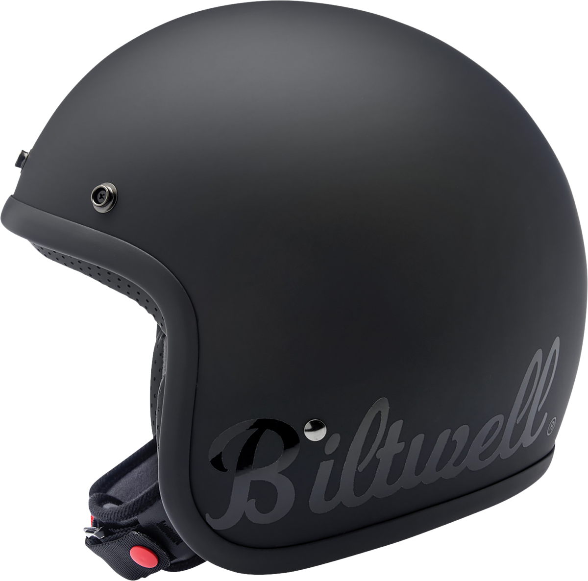 Biltwell Bonanza Open Face Helmet Flat Black Factory