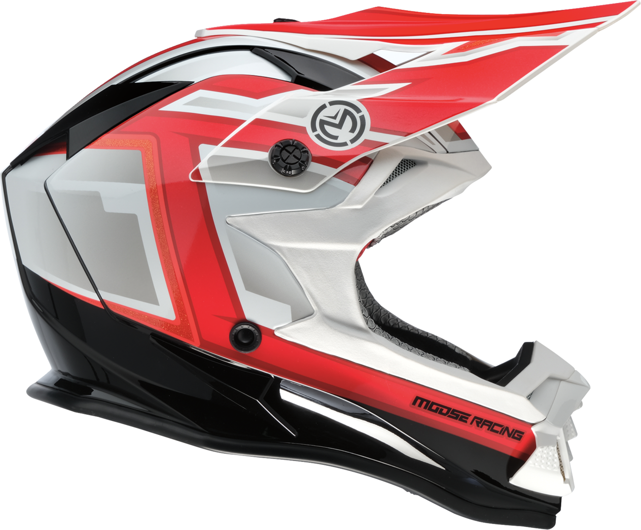 Moose Racing MR3 F.A.F Helmet White/Black/Red