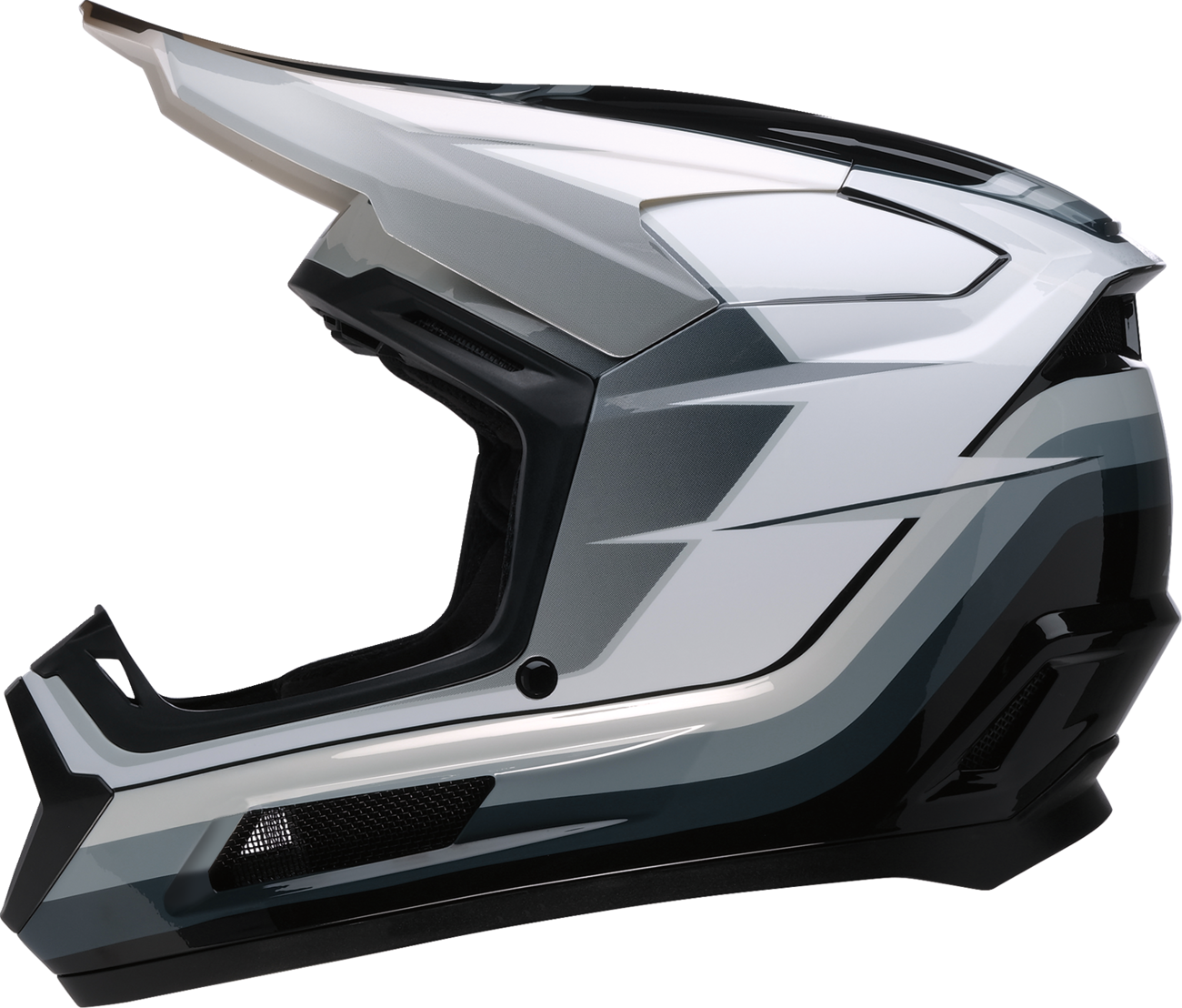 Z1R Youth Dirt Maxx Offroad Helmet Vortex Black/White/Gray