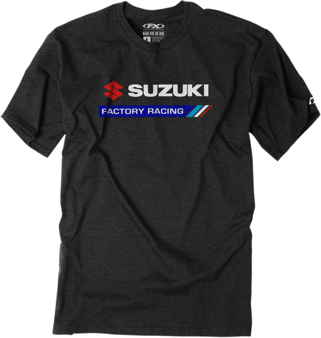Factory Effex Suzuki Factory Racing T-Shirt Heather Black