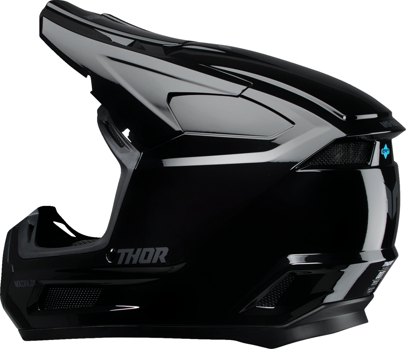 Thor Youth Fleet Helmet Blackout Gloss Black