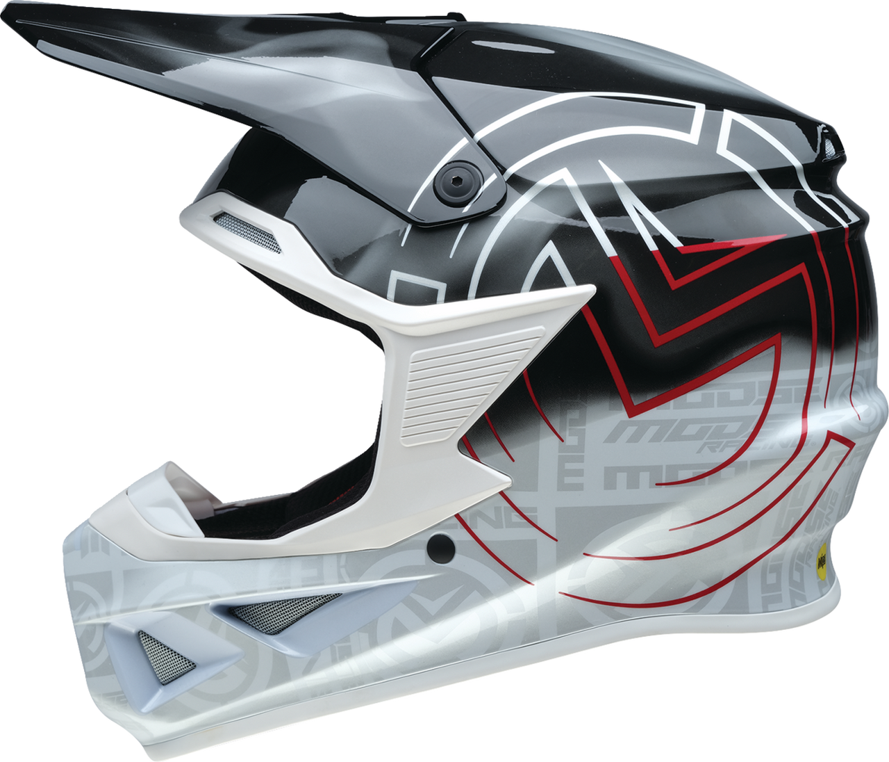 Moose Racing F.I. 2.0 MIPS® Helmet - Deceit Black/Red