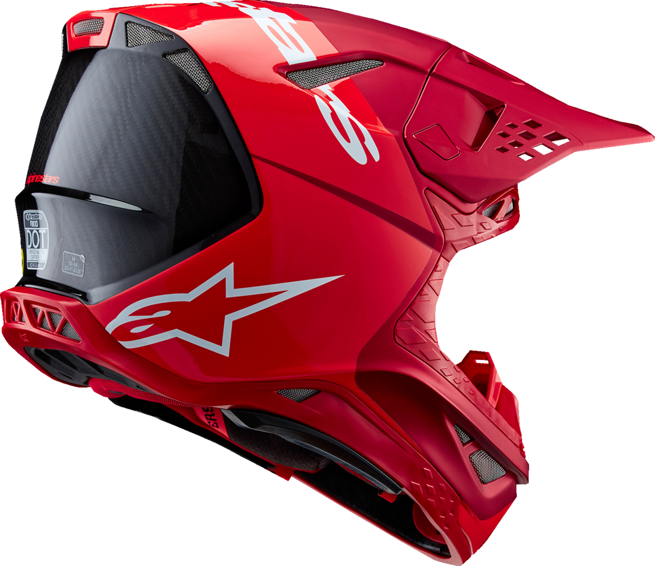 Alpinestars 2024 Supertech M10 Flood MIPS Helmet - Red Fluo/Red