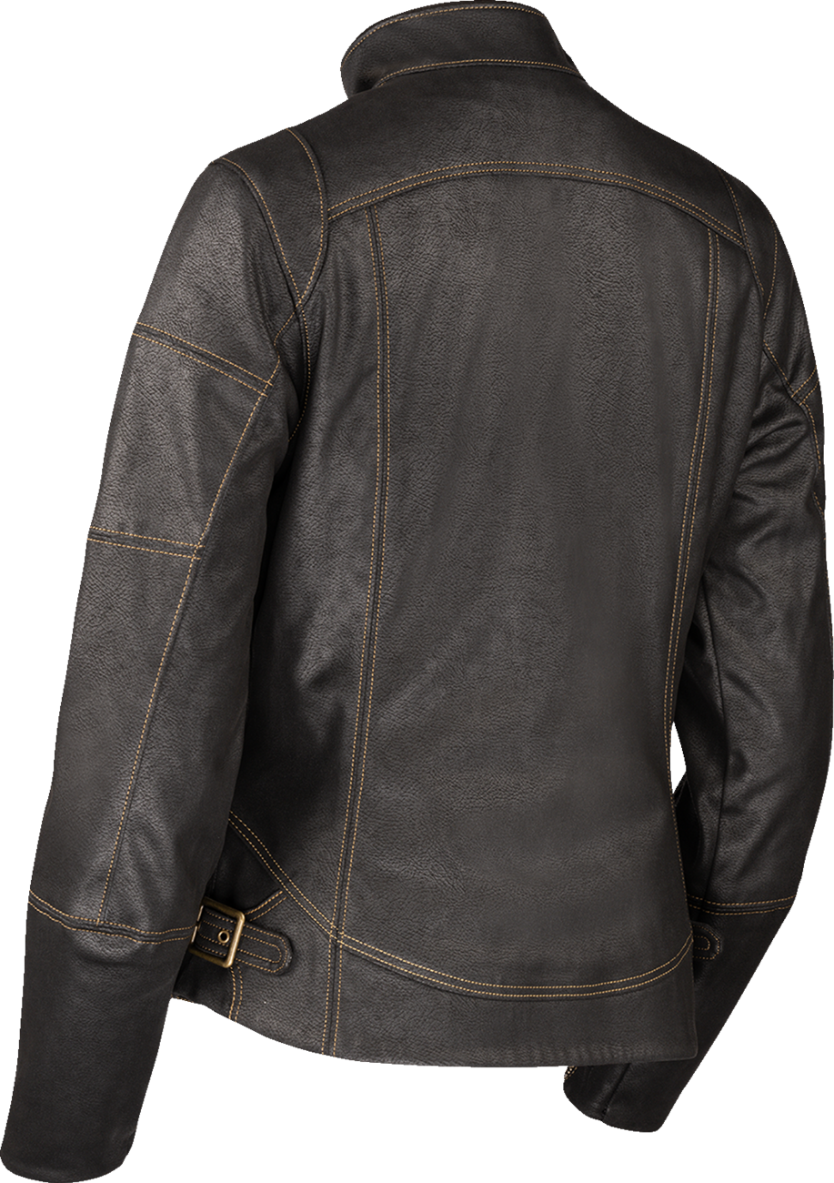 ICON Womens Tuscadero 3 Jacket Black