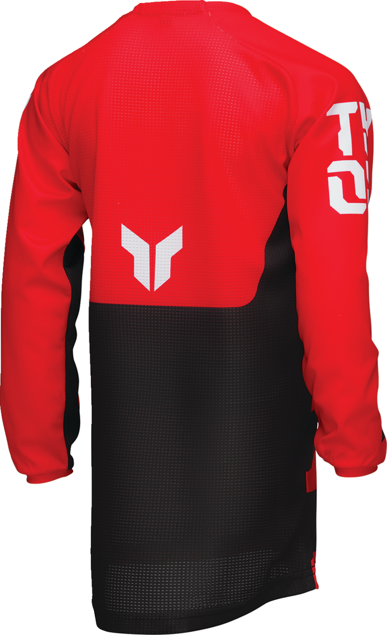 Thor 2025 Youth LAUNCHMODE Forge Jersey Red