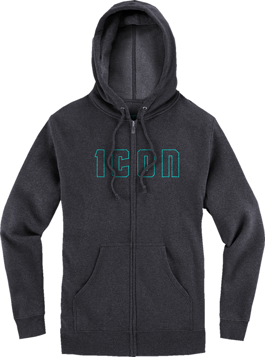 ICON Womens Kat Stevens Hoodie Charcoal