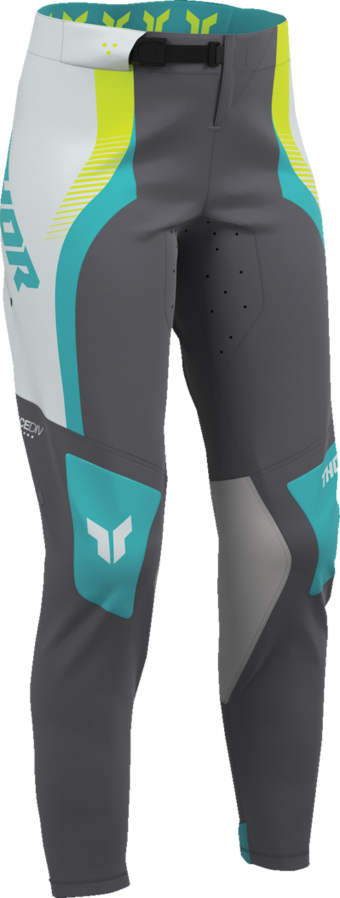 Thor 2026 Womens Sportmode Velocity Pants Gray/Aqua