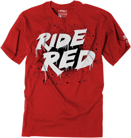 Factory Effex Youth Honda Splatter T-Shirt Red