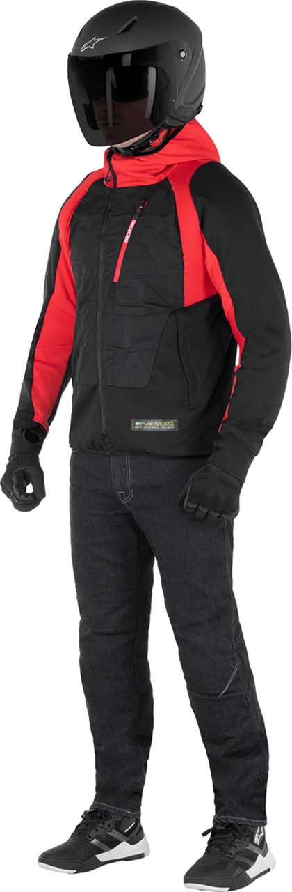 Alpinestars MSE Hybrid Hooded Jacket - Black/Red