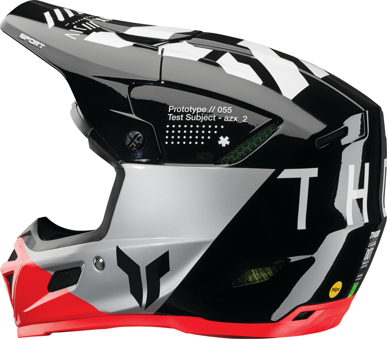 Thor Reflex Sport Helmet Strike MIPS Black/Red