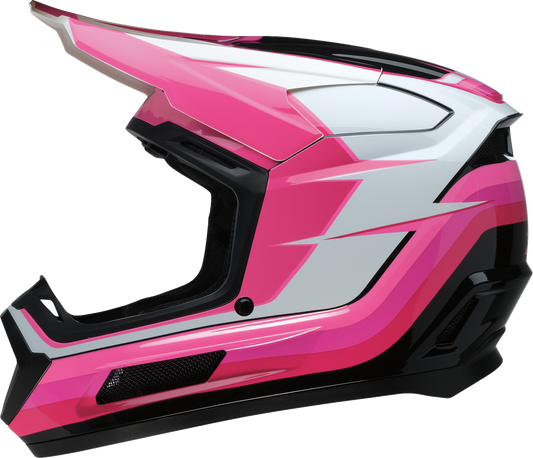 Z1R Youth Dirt Maxx Offroad Helmet Vortex Pink/White