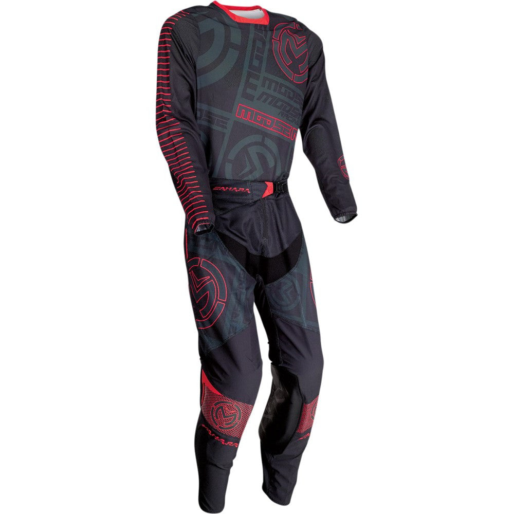 Moose Racing 2022 Sahara Jersey Pant Combo Black/Red