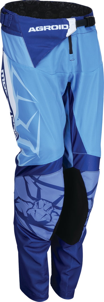 Moose Racing 2024 Youth Agroid Mesh Pants - Blue/White